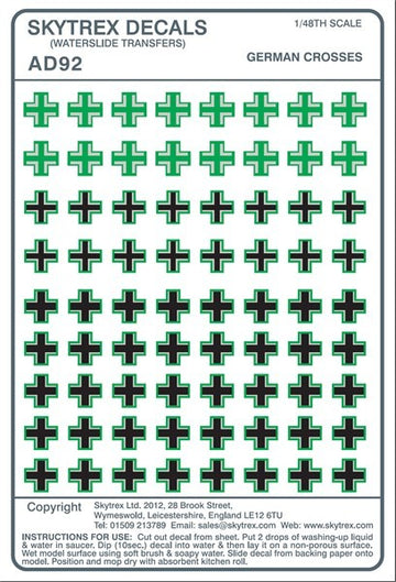 German Crosses in 1/48 scale